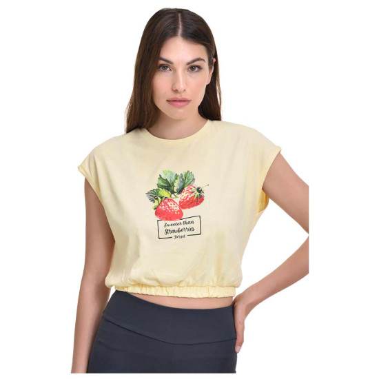 Target Γυναικεία αμάνικη μπλούζα Elastic Hem Single Jersey Crop Top Target Γυναικεία αμάνικη μπλούζα Elastic Hem Single Jersey Crop Top